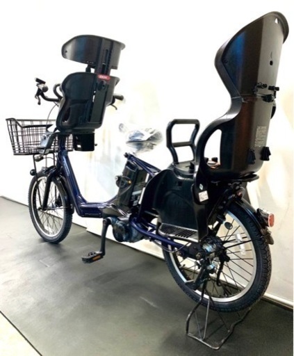 関東全域送料無料　業界最長12ヶ月保証付き　パナソニック　ギュットアニーズ　紺色　20インチ 3人乗り 8.9ah パワフル　電動自転車