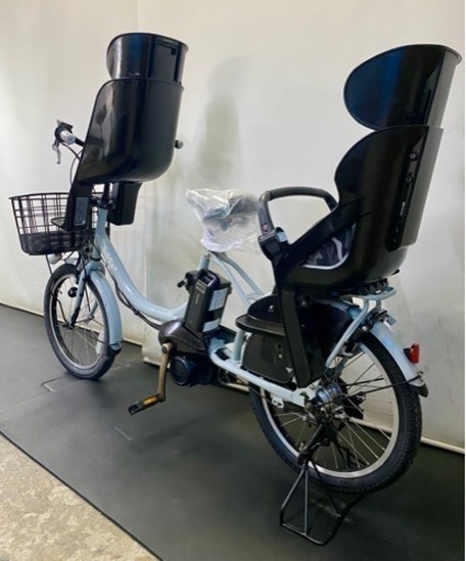 関東全域送料無料　業界最長12ヶ月間保証付き　ブリヂストン　ビッケ2 20インチ 3人乗り 8.7ah 水色　電動自転車