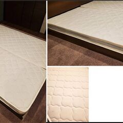 美品★ セミシングル プレミアムポケットコイルマットレス 薄型 ...