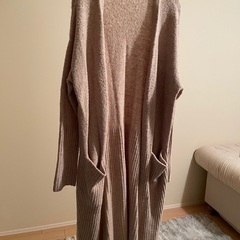 H&M ロングカーディガン リブ Sサイズ