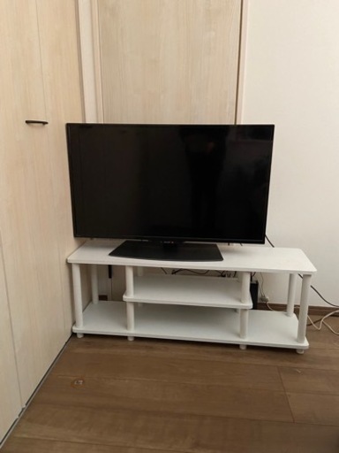 シャープ　液晶カラーテレビ　40インチ　4T-C40BJ1、テレビ台