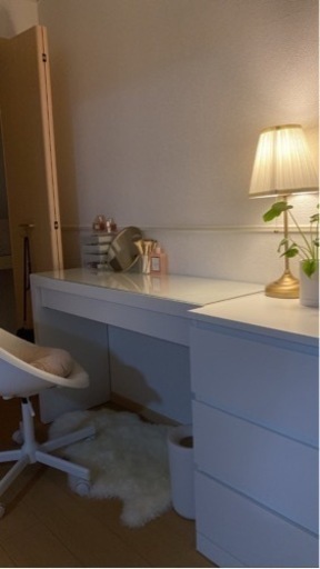 IKEA　MALM ドレッサー、チェスト、椅子