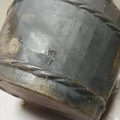 備前焼　　手桶花入　花器　花瓶　美品　古美術　骨董品の画像