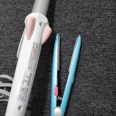 ヘアアイロン、コテ2点セットの画像