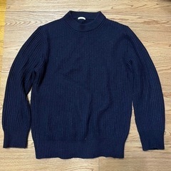 gu  セーター　ネイビーMサイズ　中古