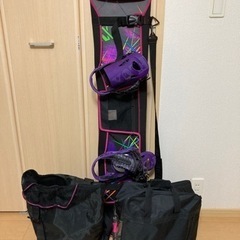 美品　レディース　スノーボード一式