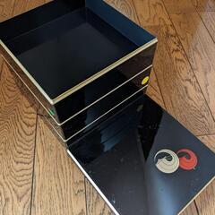 【重箱】3段　おはぎ、ちらし寿司の画像