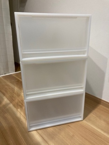 無印良品　衣装ケース(高さ24㌢)×3