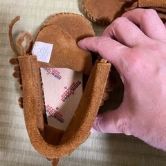 ミネトンカフリンジブーツ　14.0の画像