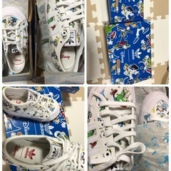 ✨新品✨人気完売品！ディズニー アディダス スニーカー  2足セット✨の画像