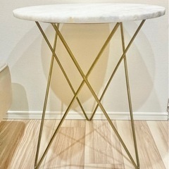 ザラホーム大理石サイドテーブル ZARA HOME⭐︎大理石 サイドテーブル