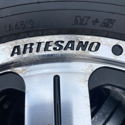 アルミホイールARTESANO4本中古現状お譲り。再出品