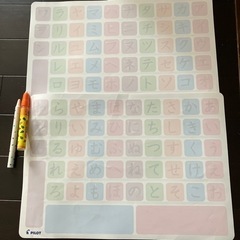 水で繰り返し使える　文字練習