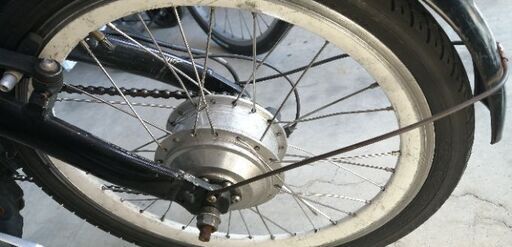 格納式バッテリー!折りたたみ電動自転車 20インチ ジャンク品
