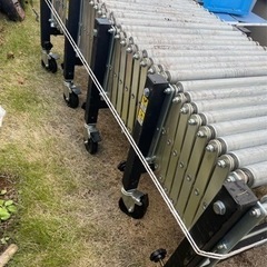 【最終価格一週間募集】タイヨー 伸縮式ローラコンベヤ 1スパン ...