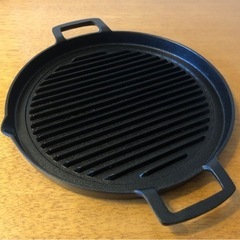南部鉄器グリルパン　25㎝　IH対応　岩鋳