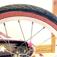 ディズニープリンセス　16インチ　三輪車の画像