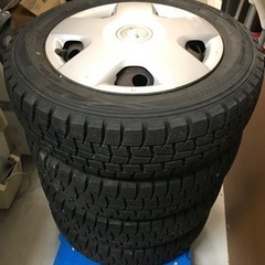※終了※★スタッドレスタイヤ★155/65R13 73Q ダンロップ 4穴 
