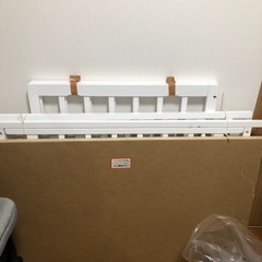 西松屋　中古ベビーベッド　ホワイトの画像