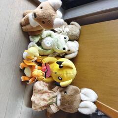 ぬいぐるみｘ8ケの画像