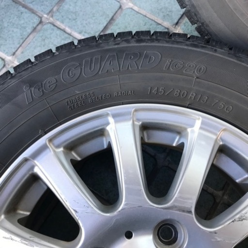 ※終了※スタッドレスタイヤ★145/80R13 75Q ヨコハマタイヤ N-BOX装着