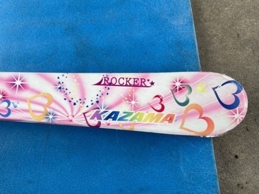 【決まりました】可愛いスキー板 子供用 女の子 スキー板126cm ブーツ20cm 決まりました】可愛いスキー板 子供用 女の子 スキー板126cm ブーツ