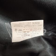 メンズM トレンチコート 黒 gloverall クリーニング済の画像