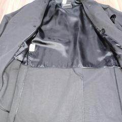 メンズM トレンチコート 黒 gloverall クリーニング済の画像