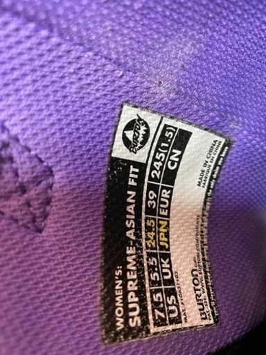 美品‼️スノーボードブーツ★Burton★24.5㎝