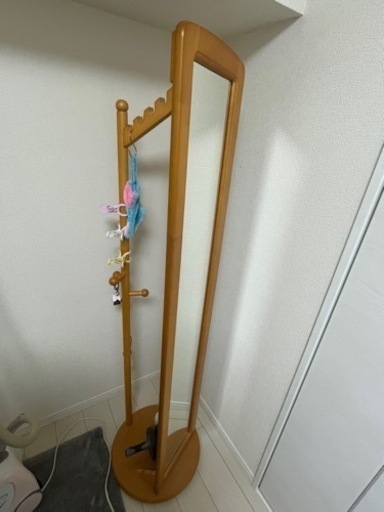 回転できる鏡\u0026コートラック