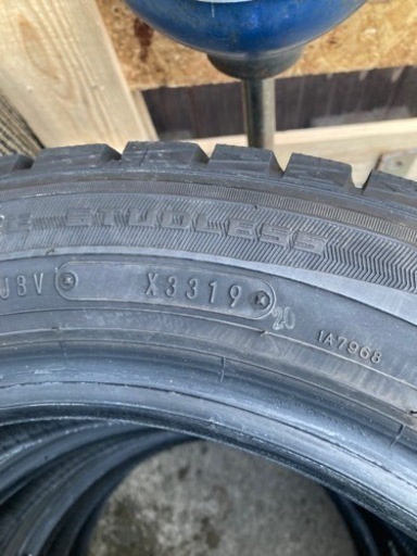 ダンロップ　スタッドレス155\65-14極溝　2019年製