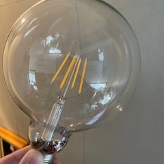 【まんまる球体大きめ電球】オシャレな照明器具とまん丸の電球セット