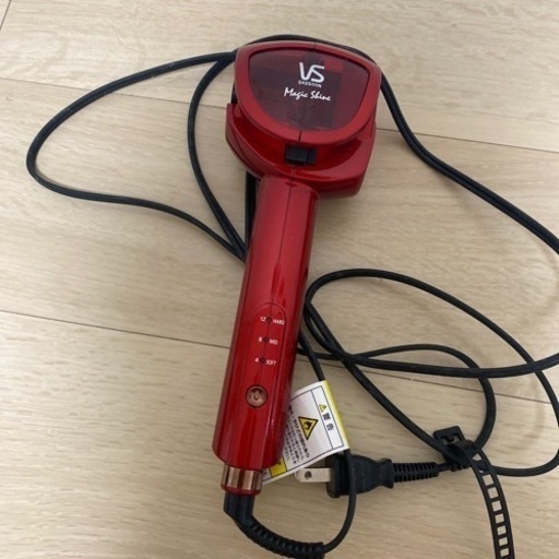 ヴィダル サスーン ヘアアイロン オートカールアイロン 3段階仕上り調節 レッド VSA-1110/RJ
