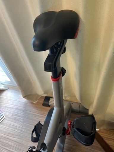 DMASUN エアロバイク 家庭用 静音スピンバイク フィットネス バイク静音 マグネット式 無段階調整 サドル・ハンドル調節可能 本