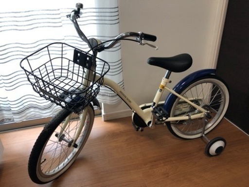 子ども用自転車(18インチ補助輪付き)ほぼ未使用