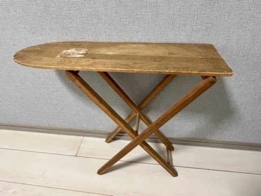 【希少サイズ】アイロン台 木製 ヴィンテージ