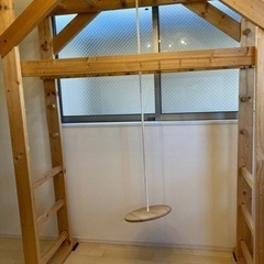 手作り室内雲梯
