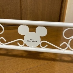 可愛い♬ベルメゾンミッキー間仕切り洗濯物干しハンガーラックパーテーションの画像
