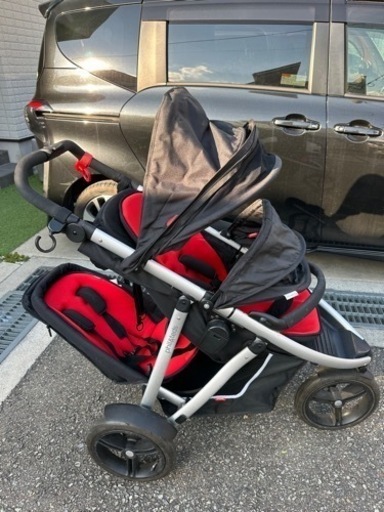 高級　フィルアンドテッズ　二人乗りベビーカー