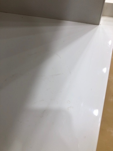ニトリ　レンジボード　2枚扉　ホワイト　使用感有
