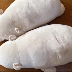 しろくまのぬいぐるみ 2体 もちもち