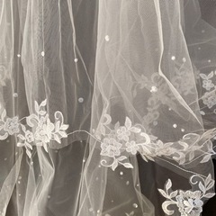 ベール　ウェディング　結婚式の画像