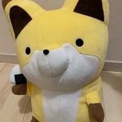 【取引決定】【プライズ品　ぬいぐるみ】きつねとたぬき　きつねBIG
