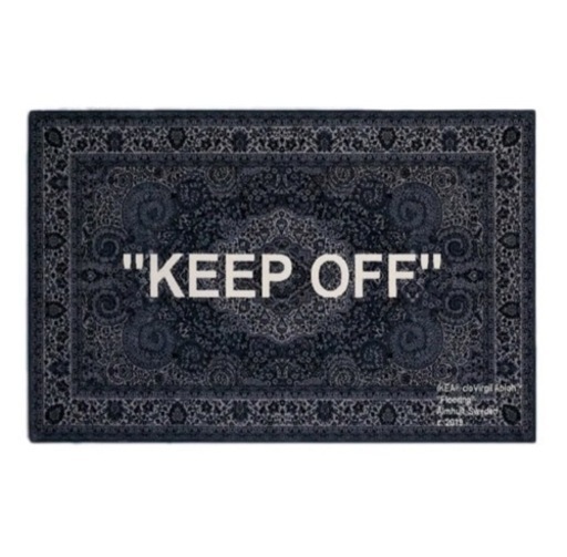 ラグ マット グレー  Virgil Abloh x IKEA \