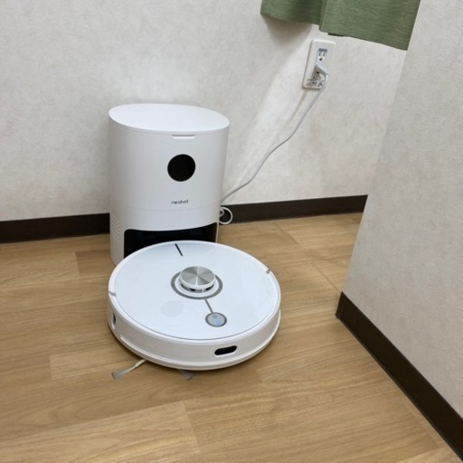 【消耗品＋α有】Neabot NoMo N2 ロボット掃除機 自動ゴミ収集ボックス付き 水拭き可能 自動充電/ゴミ排出