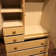 【そろそろ処分】ミッキータンス(2段重ね)約H178×w90×44cmの画像