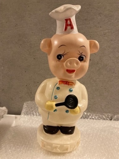 エースコック　豚　ソフビ人形