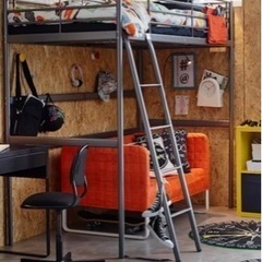 ご相談中＊IKEA  ロフトベッド　2段ベッド　フレームのみ　二段ベッドの画像