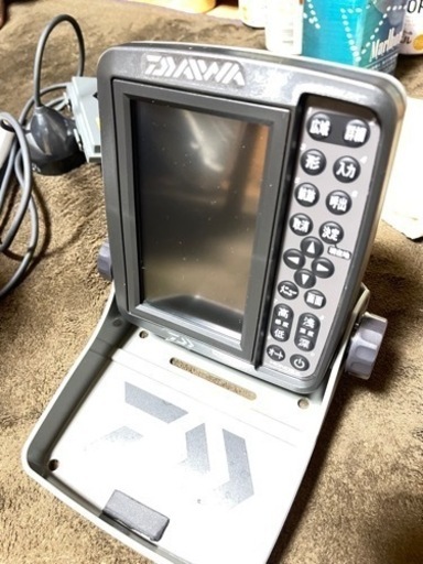 美品 ワカサギ釣りに 魚探セット