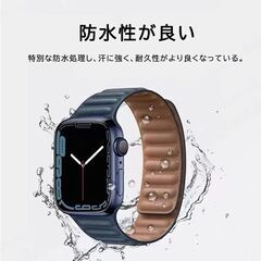 【新品・未使用】Apple Watchバンド（42,44,45mm用・ライトオレンジ）の画像